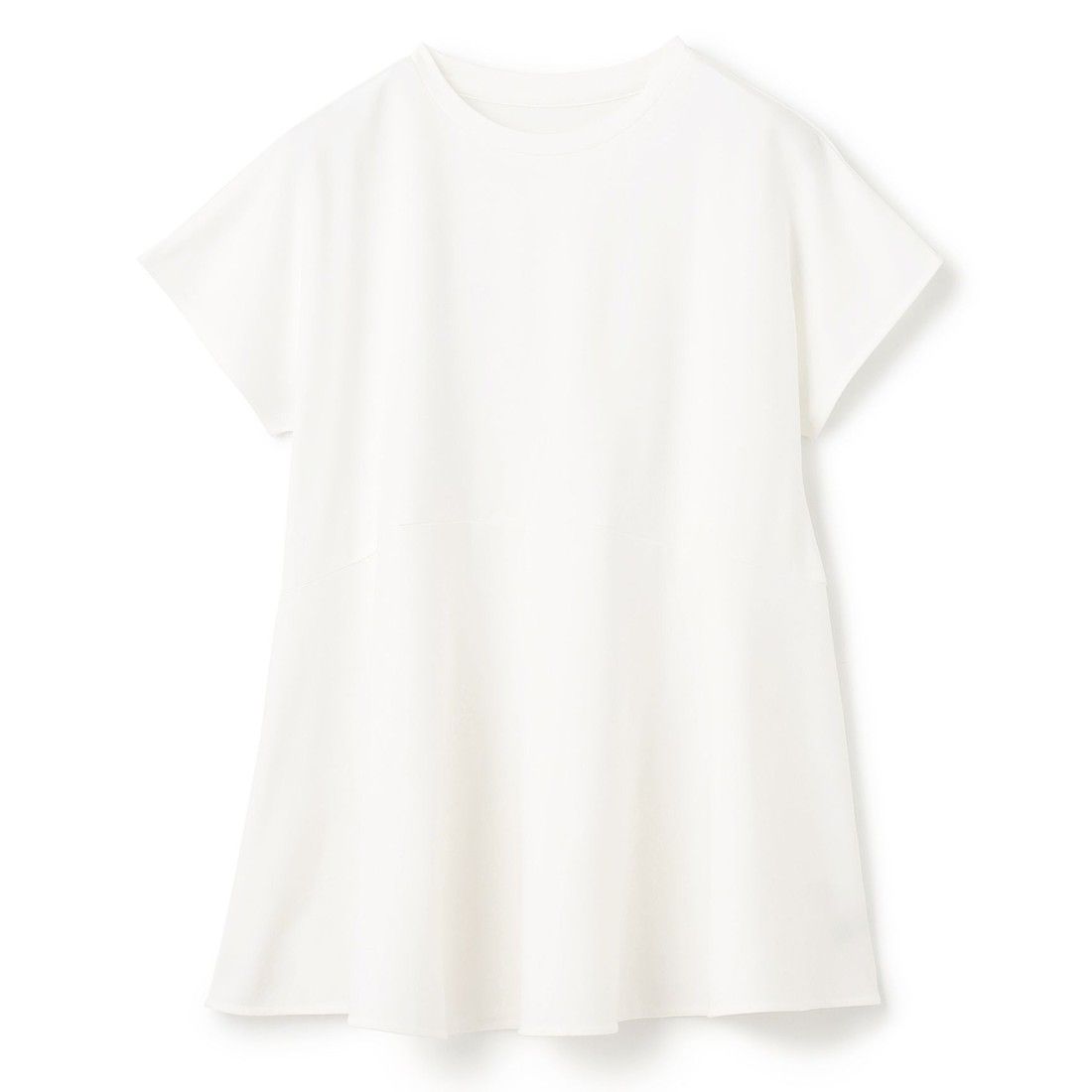 UNFILO 【接触冷感/ストレッチ/シワになりにくい】BEAUTY FORM ペプラムTシャツ