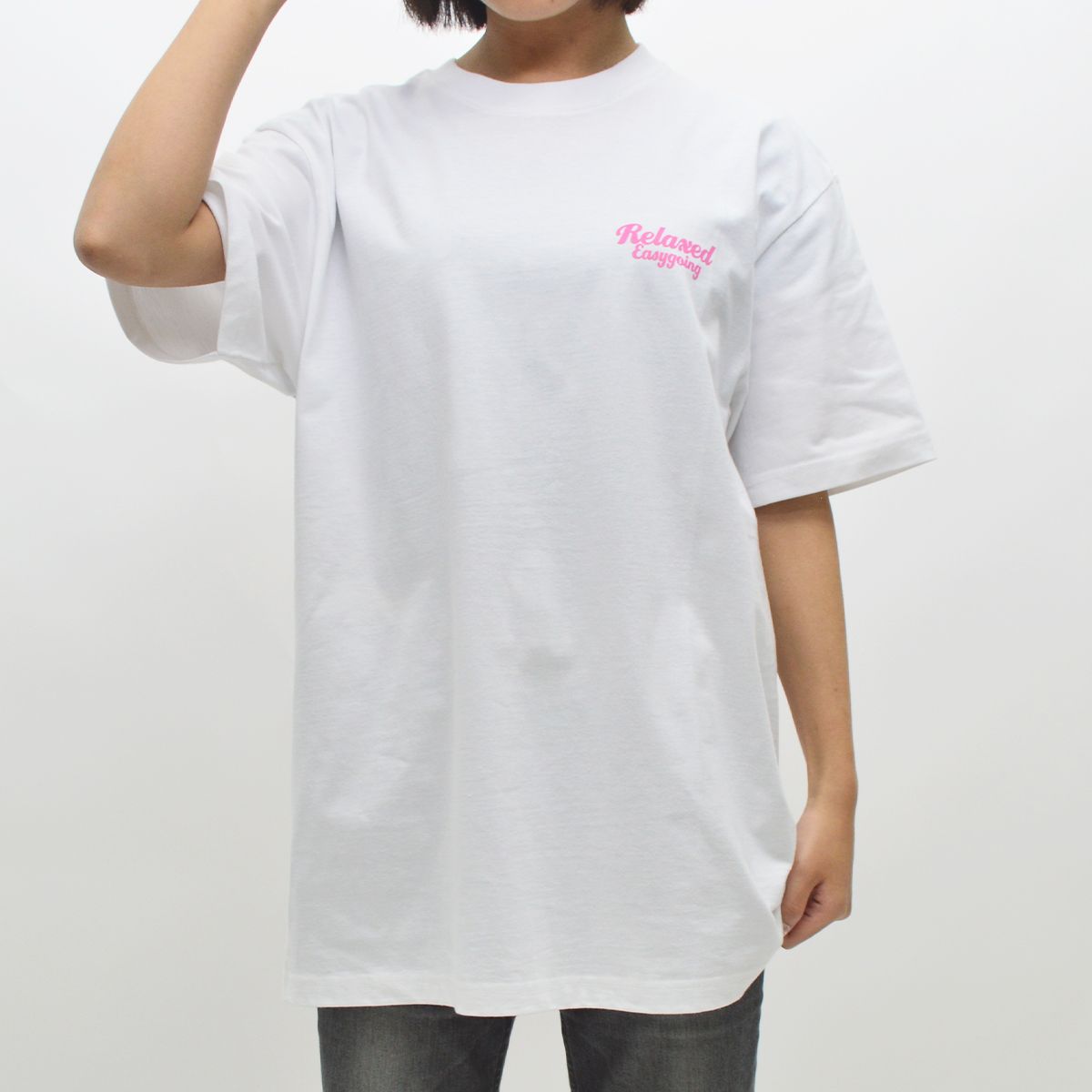 モディッシュガゼ MODISH GAZE スモーキングガール Relaxed半袖Tシャツ