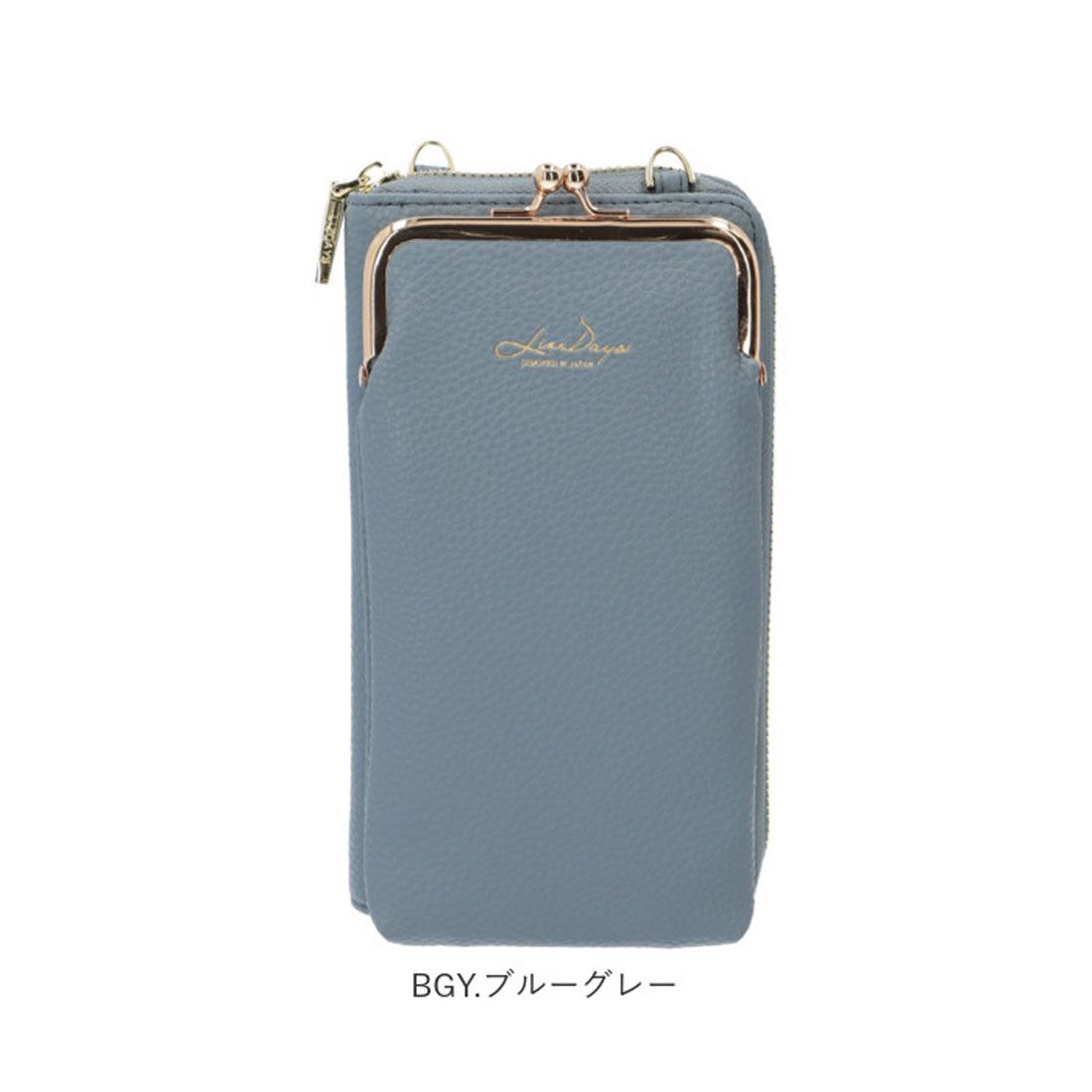 バックヤードファミリー BACKYARD FAMILY お財布ショルダー がま口 スマホ タテ