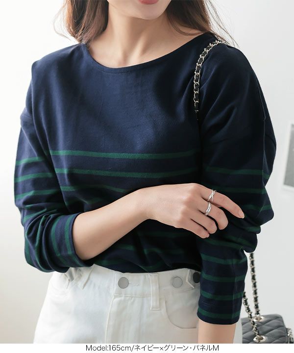 コウベレタス KOBE LETTUCE ゆったり シンプルカットソーチュニック 【パネル】 [C3864]  体型カバー Tシャツ ロングTシャツ チュニック 大きめサイズ