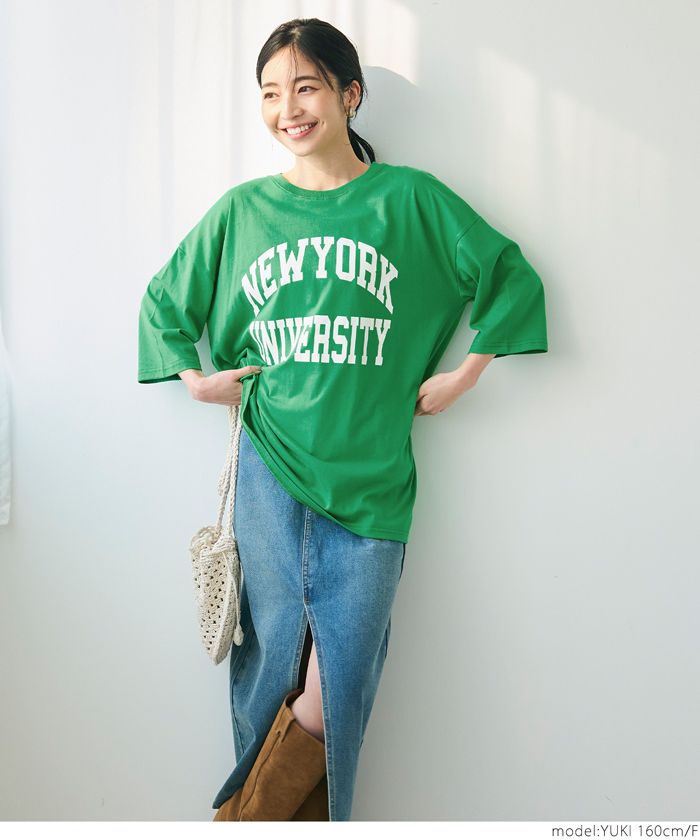 コカ coca ビッグシルエットプリントTシャツ