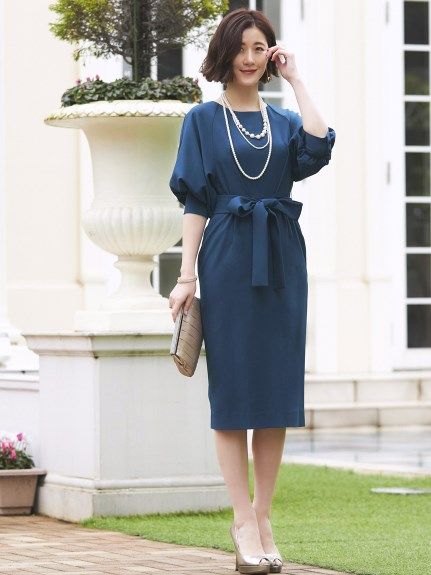 バルーンスリーブワンピース