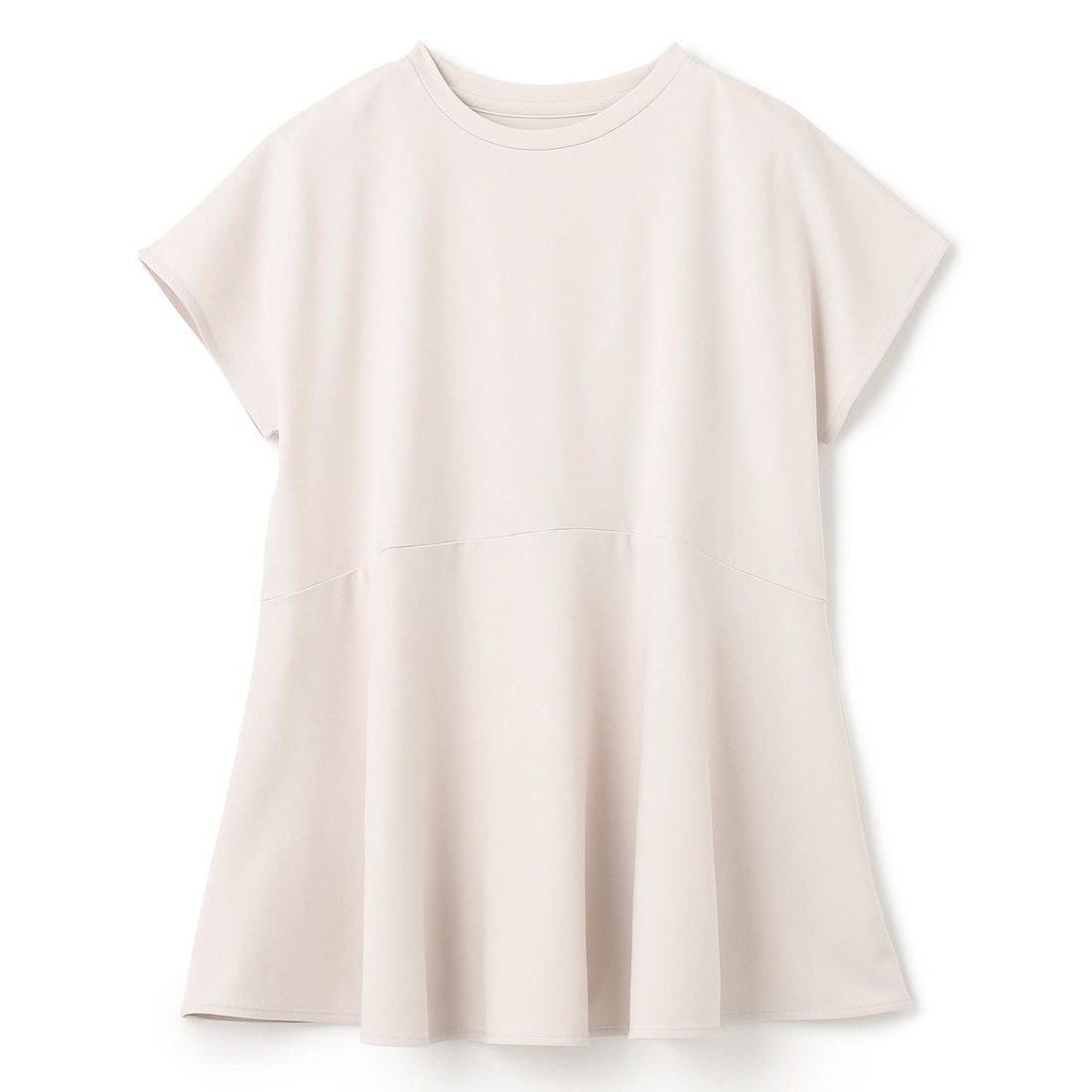 UNFILO 【接触冷感/ストレッチ/シワになりにくい】BEAUTY FORM ペプラムTシャツ