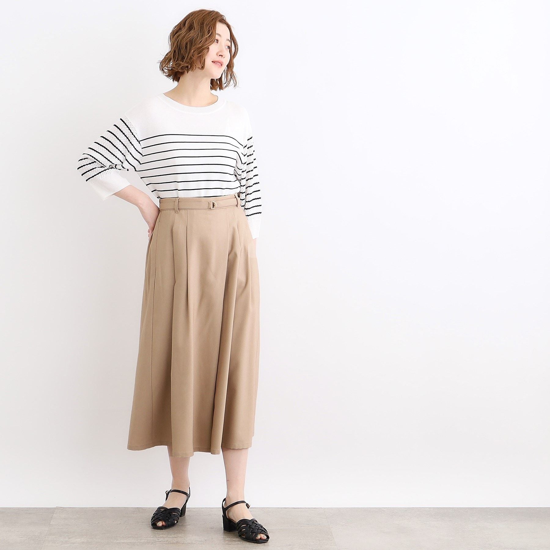 グローブ grove デニム調ラップスカーチョ