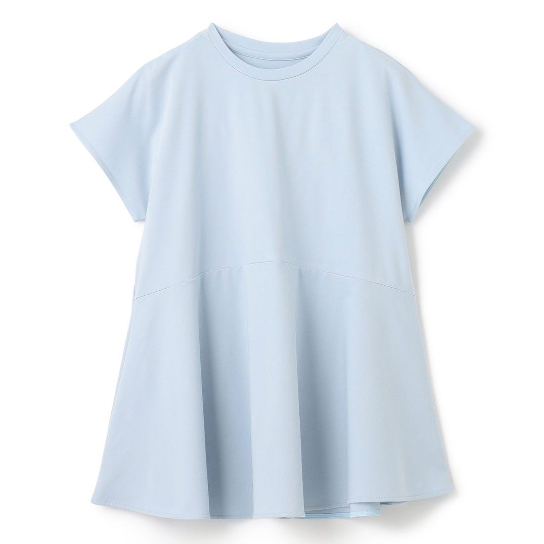 UNFILO 【接触冷感/ストレッチ/シワになりにくい】BEAUTY FORM ペプラムTシャツ