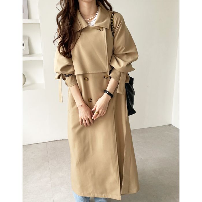 GeeRA Elegant oversized trench coat