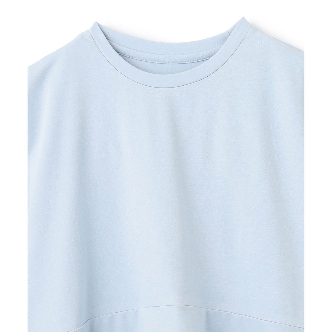 UNFILO 【接触冷感/ストレッチ/シワになりにくい】BEAUTY FORM ペプラムTシャツ