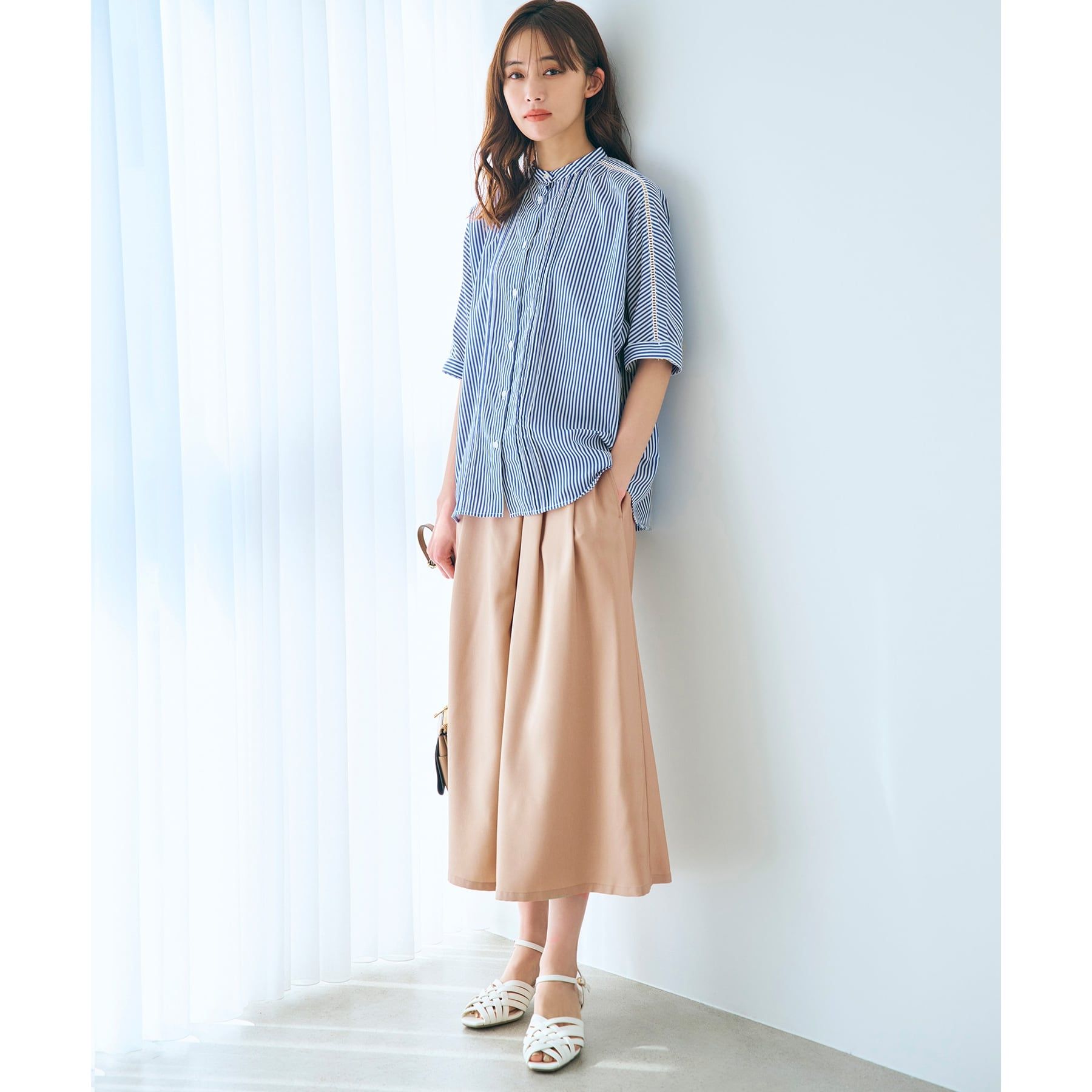 グローブ grove デニム調ラップスカーチョ