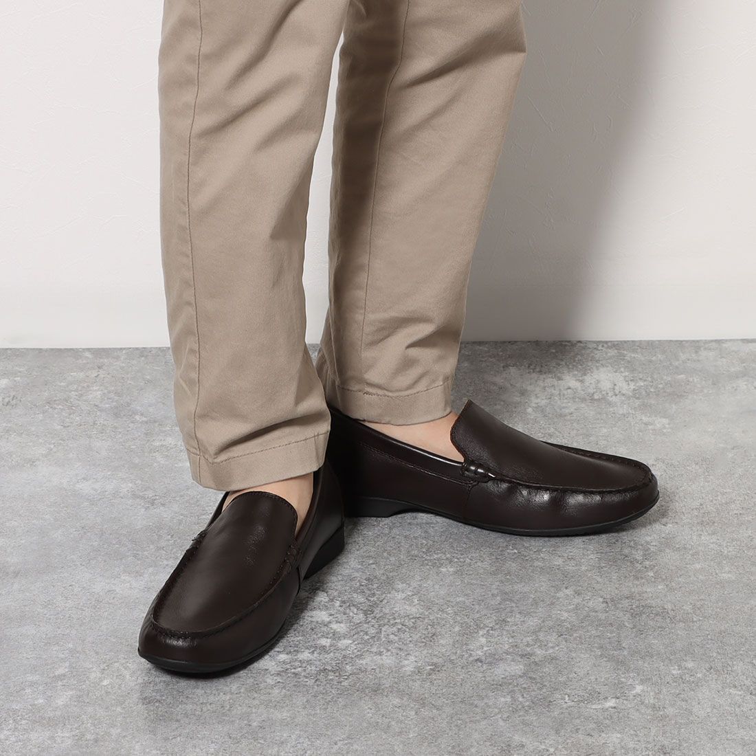 ACTIVE BIZ アクティブビズ メンズ 本革トラッドシューズ 206130