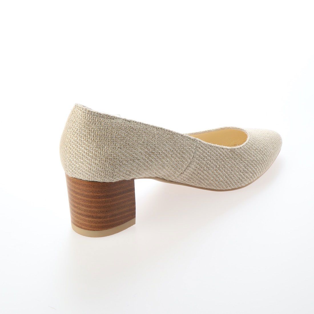 シューズラウンジ アウトレット shoes lounge OUTLET チャンキーヒール パンプス CR73101BEIGE
