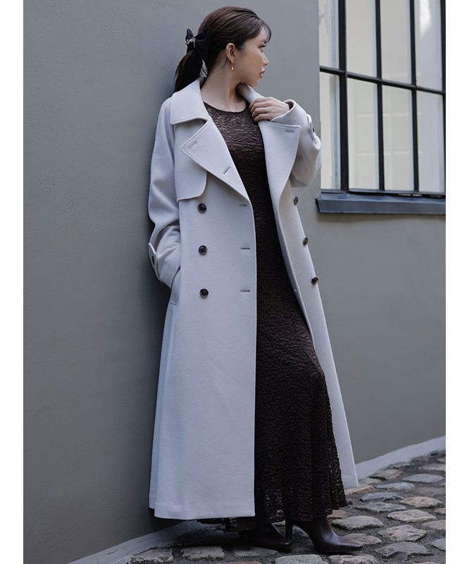 eimy istoire Airy wool trench coat