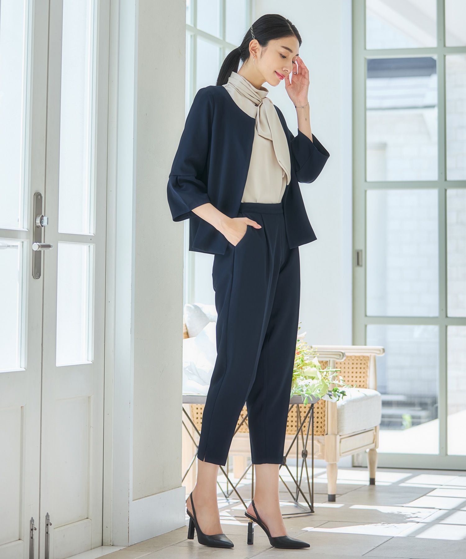 ドレスプラス DRESS+ セットアップ レディーススーツ ジャケット