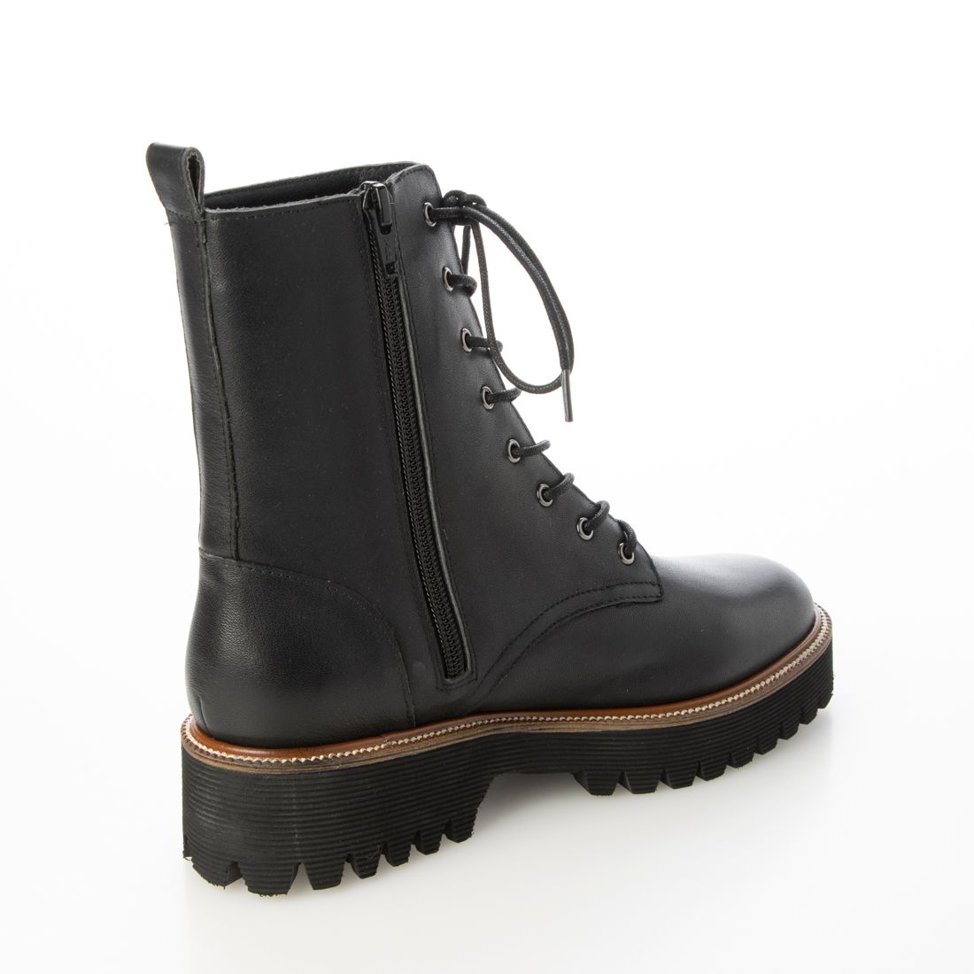 [Lightweight] Tank sole lace-up boots