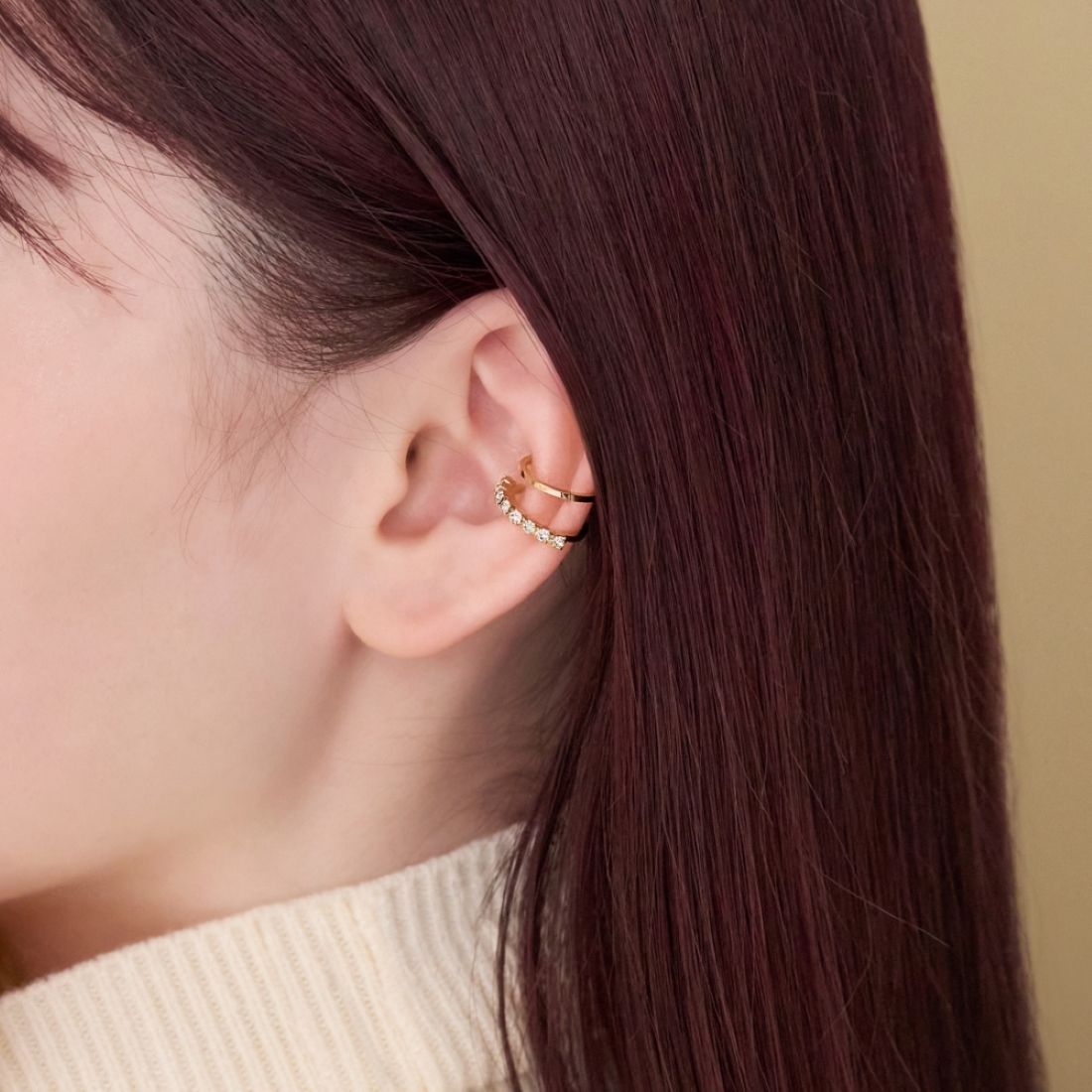 フィービィー Phoebe グリーミングビジューイヤリング