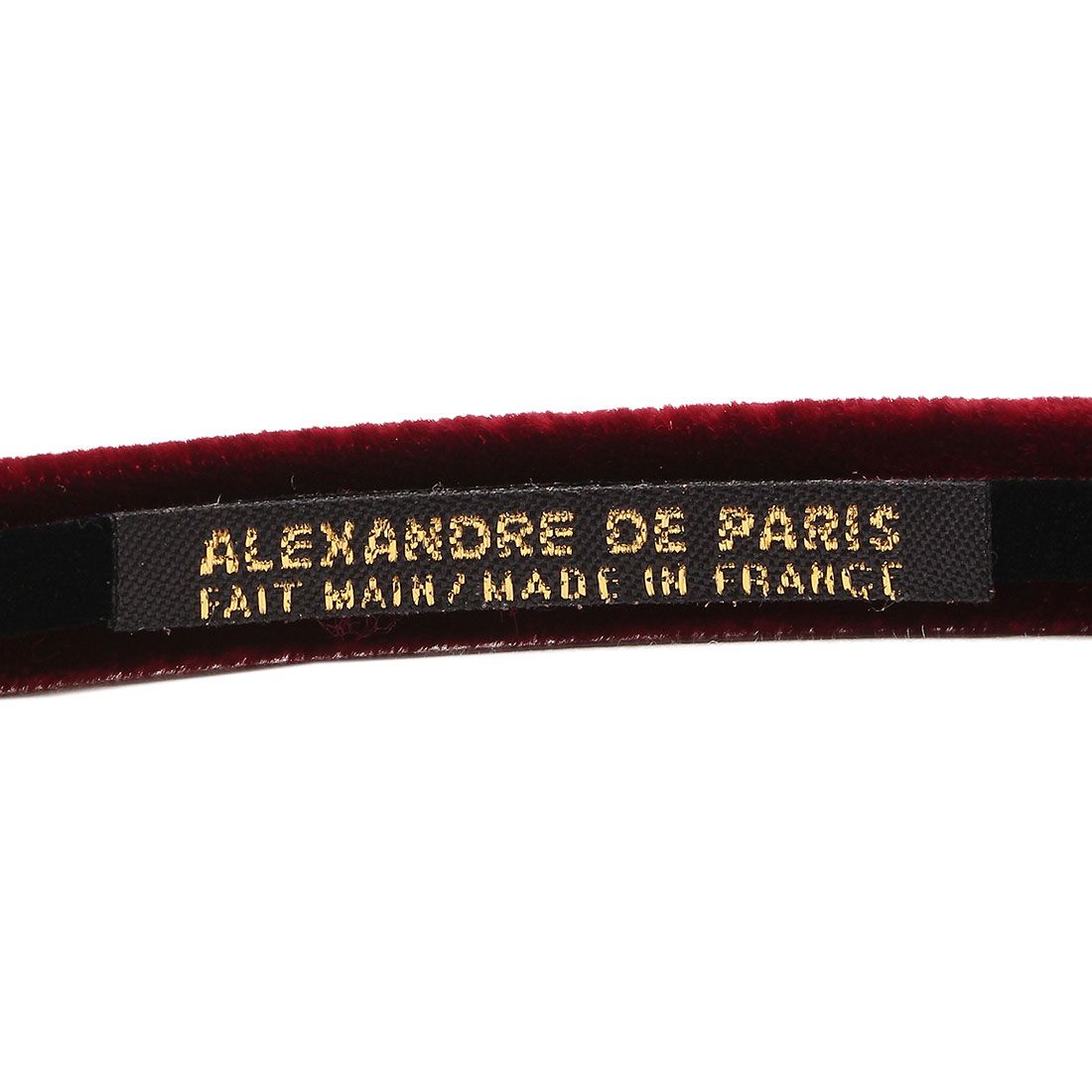 アレクサンドル ドゥ パリ ALEXANDRE DE PARIS ヘアアクセサリー マシェール エラ カチューシャ ワインレッド レディース ALEXANDRE DE PARIS THB1740410 B