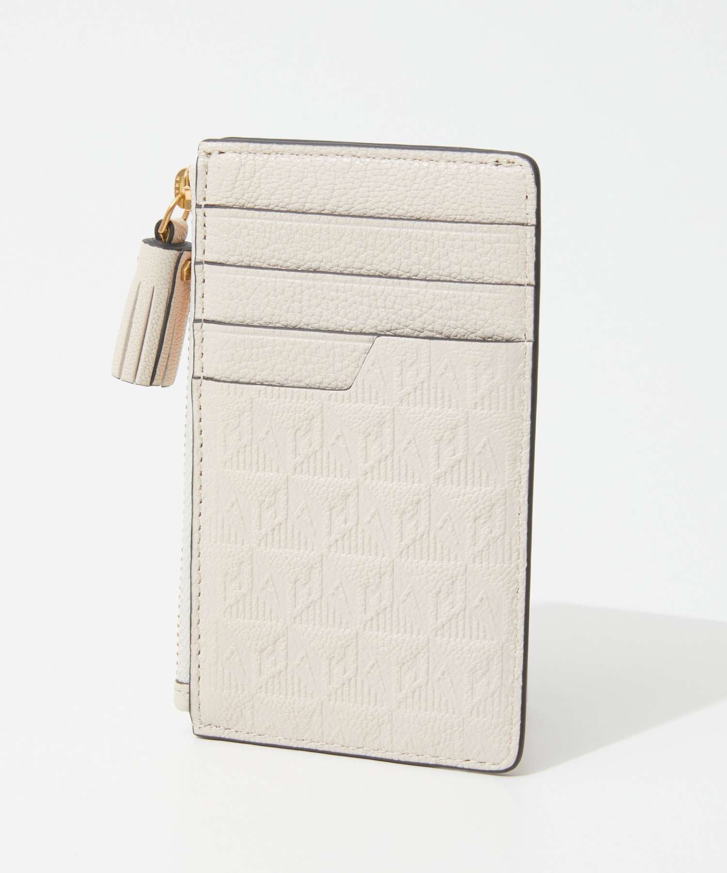 アニヤハインドマーチ Anya Hindmarch 5050925 182911 カードケース コーンフレーク Anya Brands Zip Card Case Cornflakes in Shiny Capra レディース フラグメントケース