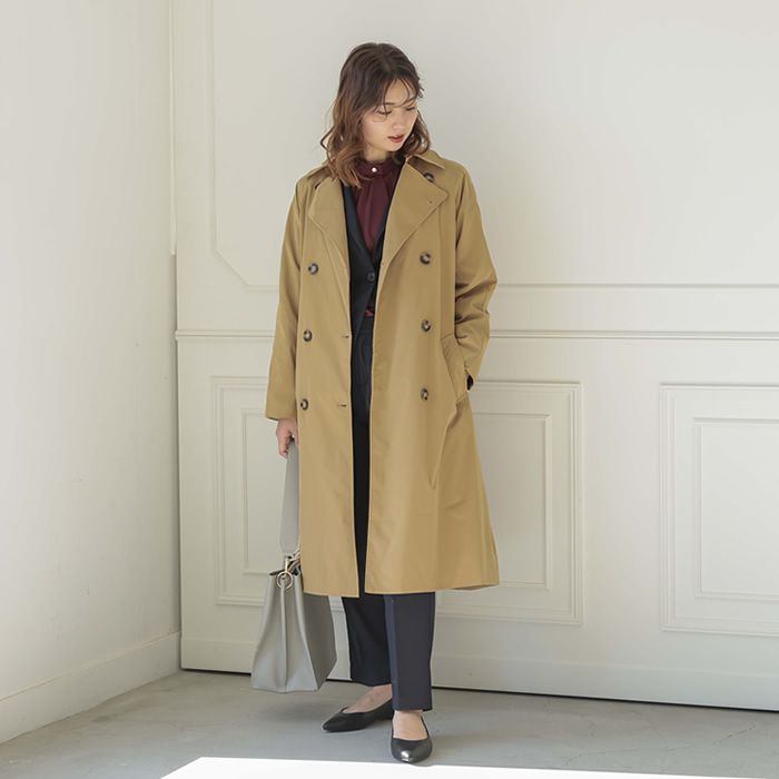 Aqua Garage Trench Coat