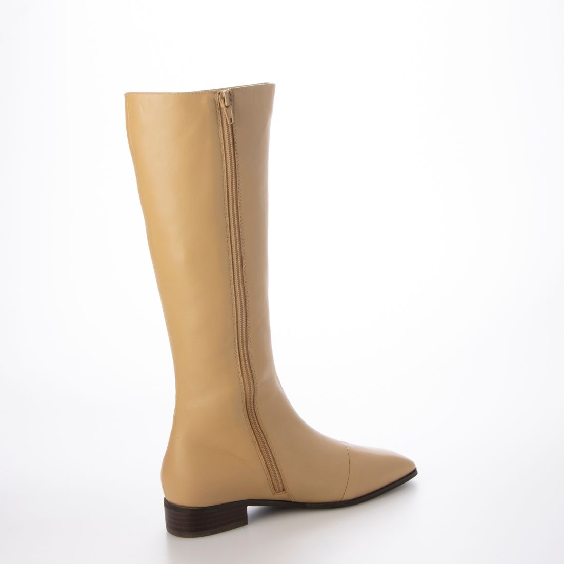 RANDA [A de Vivre] [Genuine Leather] Square Leather Long Boots