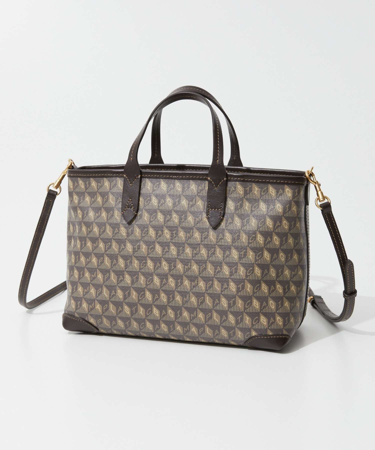 アニヤハインドマーチ Anya Hindmarch 5050925 194891 トートバッグ I am a Plastic Bag Tote XS レディース モチーフ クロスボディ XSサイズ レザー ショルダーバッグ 2way