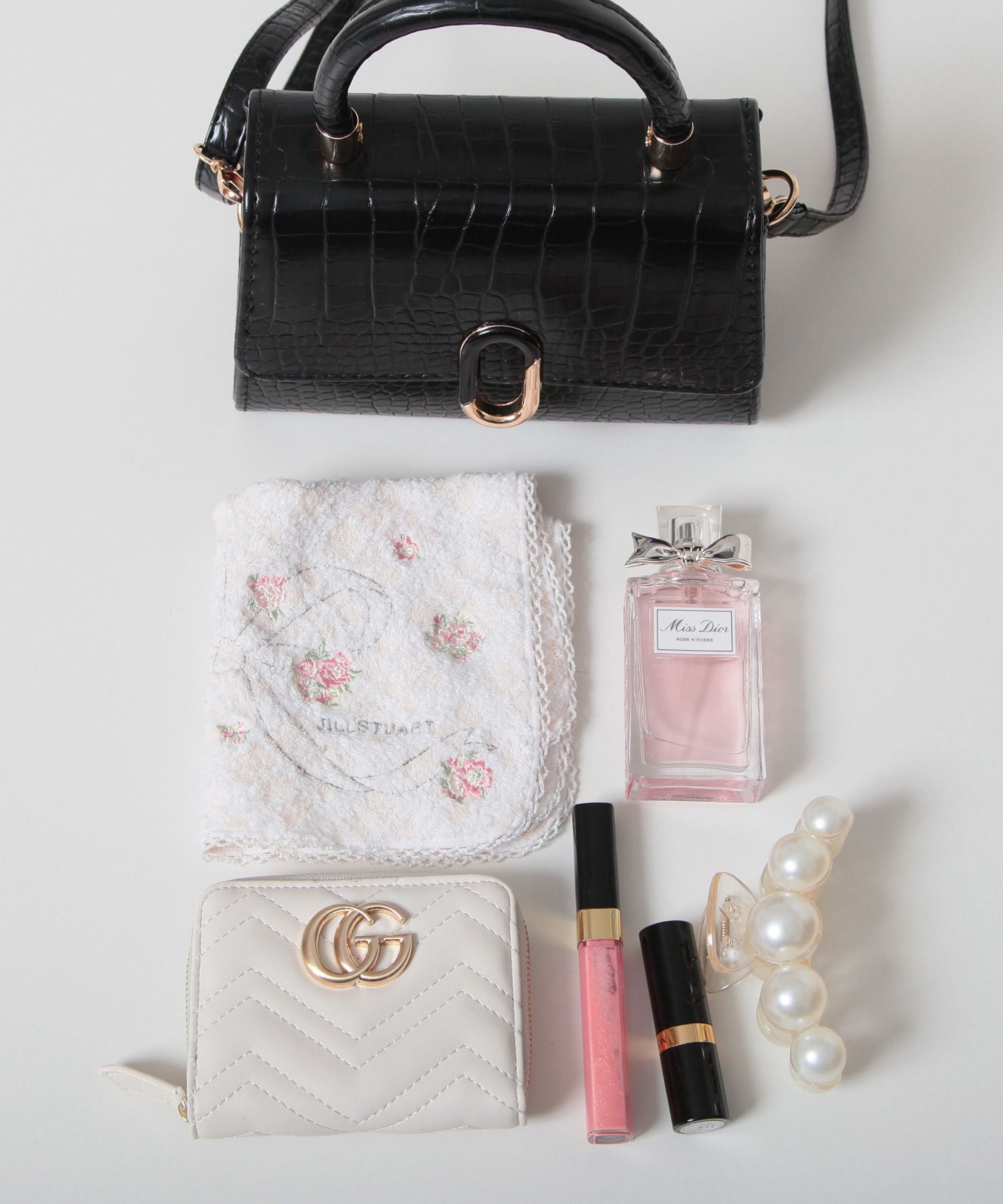 ジュリアブティック JULIA BOUTIQUE クロコ調2wayフラップミニバッグ24104