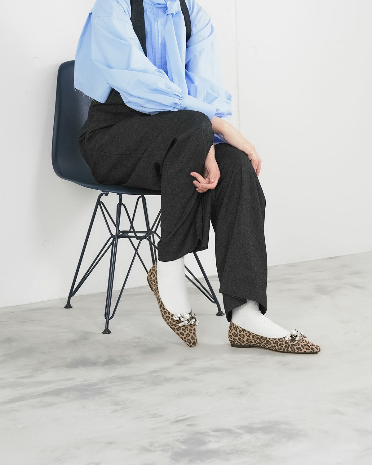エマ フランシス Emma Francis ビッグビジュー チェーンパンプス