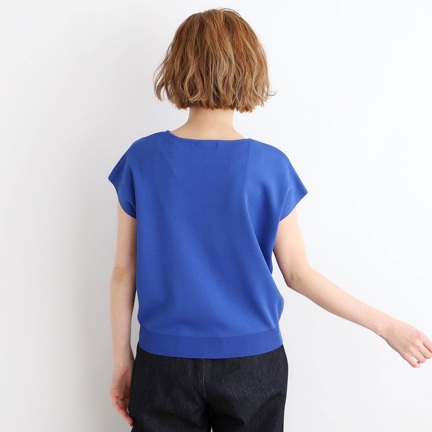 グローブ grove 【夏に嬉しい機能付き】やわらかドライタッチフレンチスリーブニット （ピンク(074)） ピンク(074)
