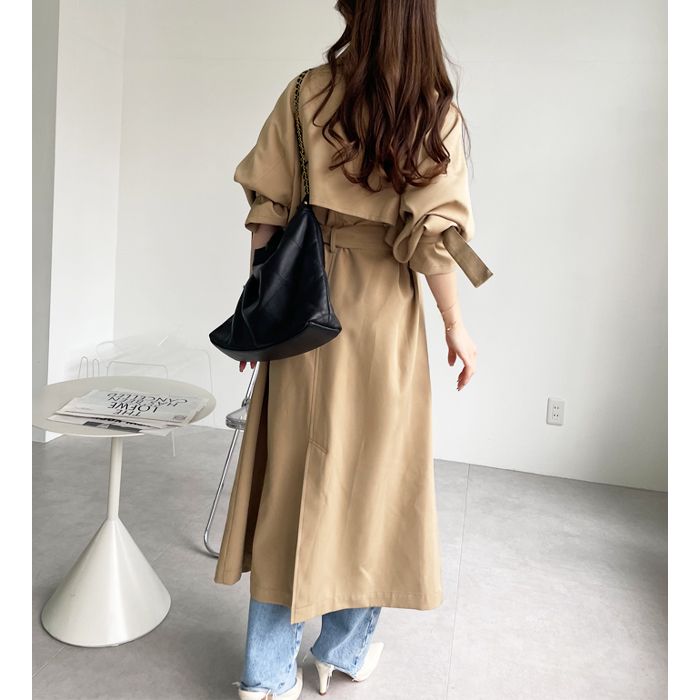 GeeRA Elegant oversized trench coat