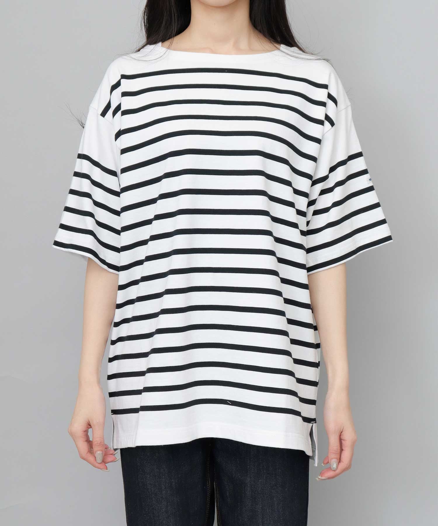 モン ケメル MONT KEMMEL モンケメル バスクシャツ ボーダー オーバーサイズ 半袖tシャツ