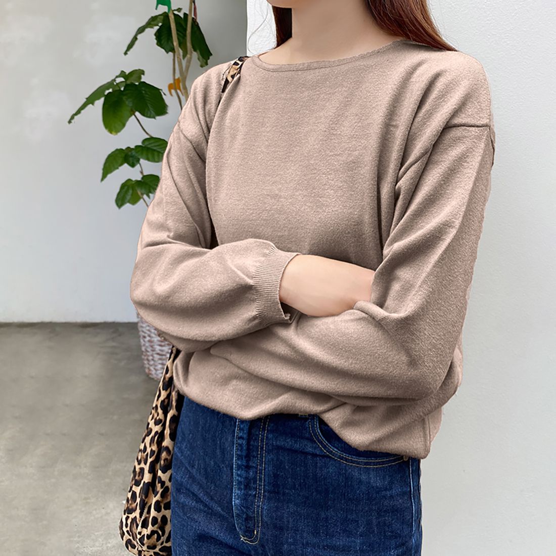ドゥー ベル Doux Belle 秋新作 洗えるニット レディース/ トップス/ ニット カシミアタッチニット 長袖 秋 冬 オフィス