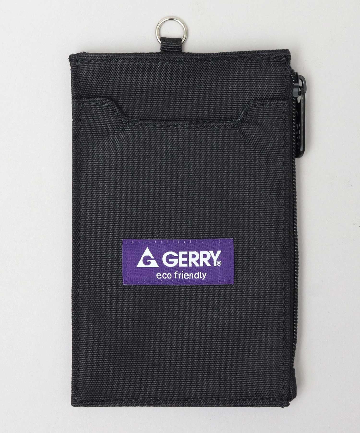 ジェリー GERRY 撥水加工 リサイクルポリエステル 3連ポーチ マルチショルダーバッグ スマホケース ネックポーチ