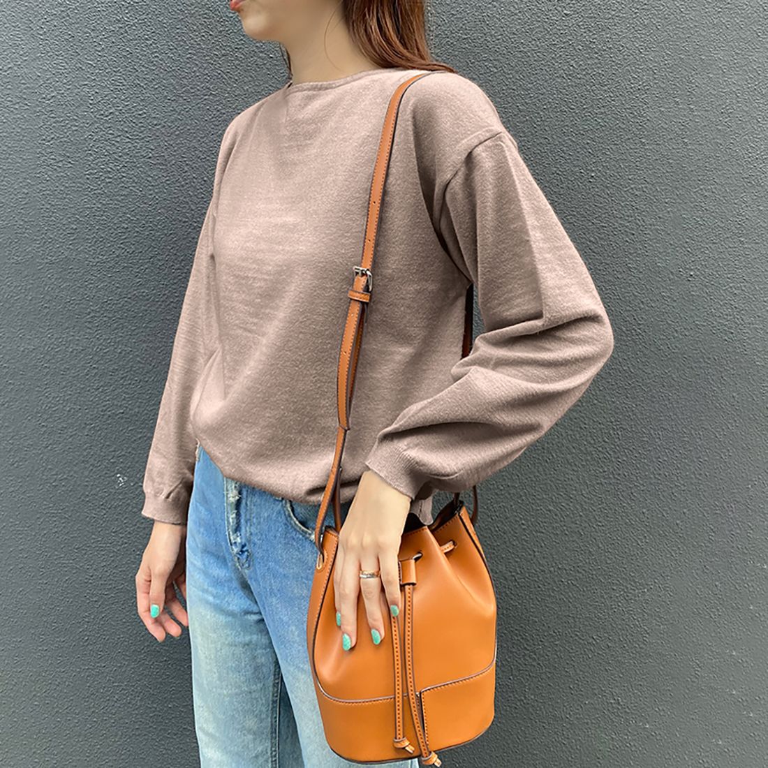 ドゥー ベル Doux Belle 秋新作 洗えるニット レディース/ トップス/ ニット カシミアタッチニット 長袖 秋 冬 オフィス