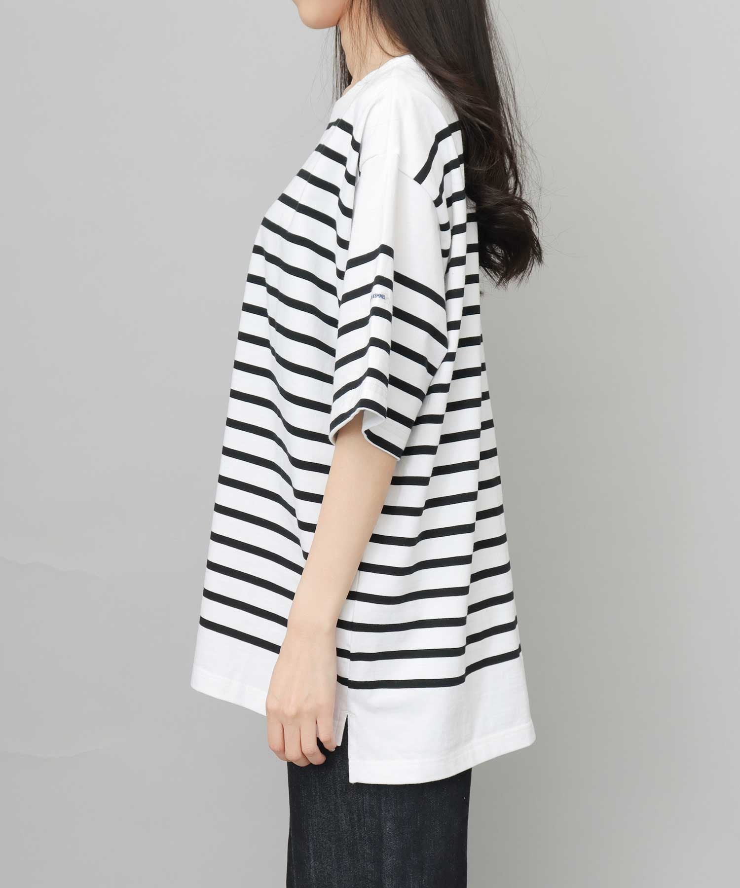 モン ケメル MONT KEMMEL モンケメル バスクシャツ ボーダー オーバーサイズ 半袖tシャツ