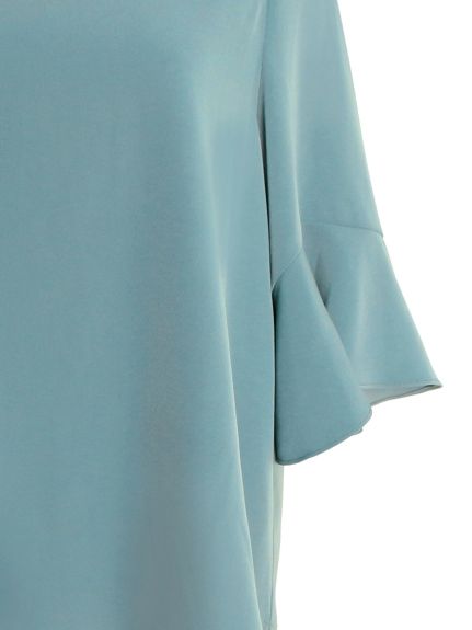 バックレーストップス＆タックパンツセットアップバックレーストップス＆タックパンツセットアップレースロングワンピース