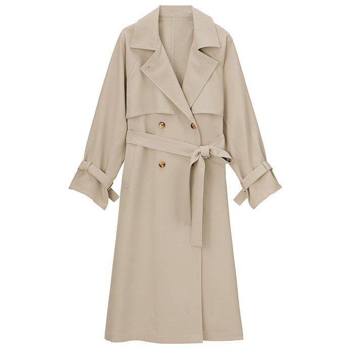 GeeRA Elegant oversized trench coat