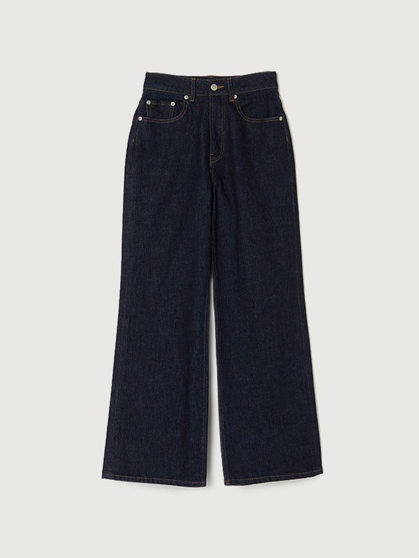 アニュアンス anuans Wide leg denim