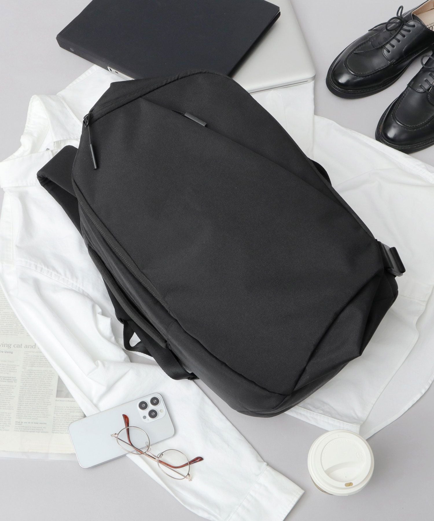 ノーティカ NAUTICA リュック ビジネスリュック メンズ 黒 シンプル 撥水 リュックサック バックパック
