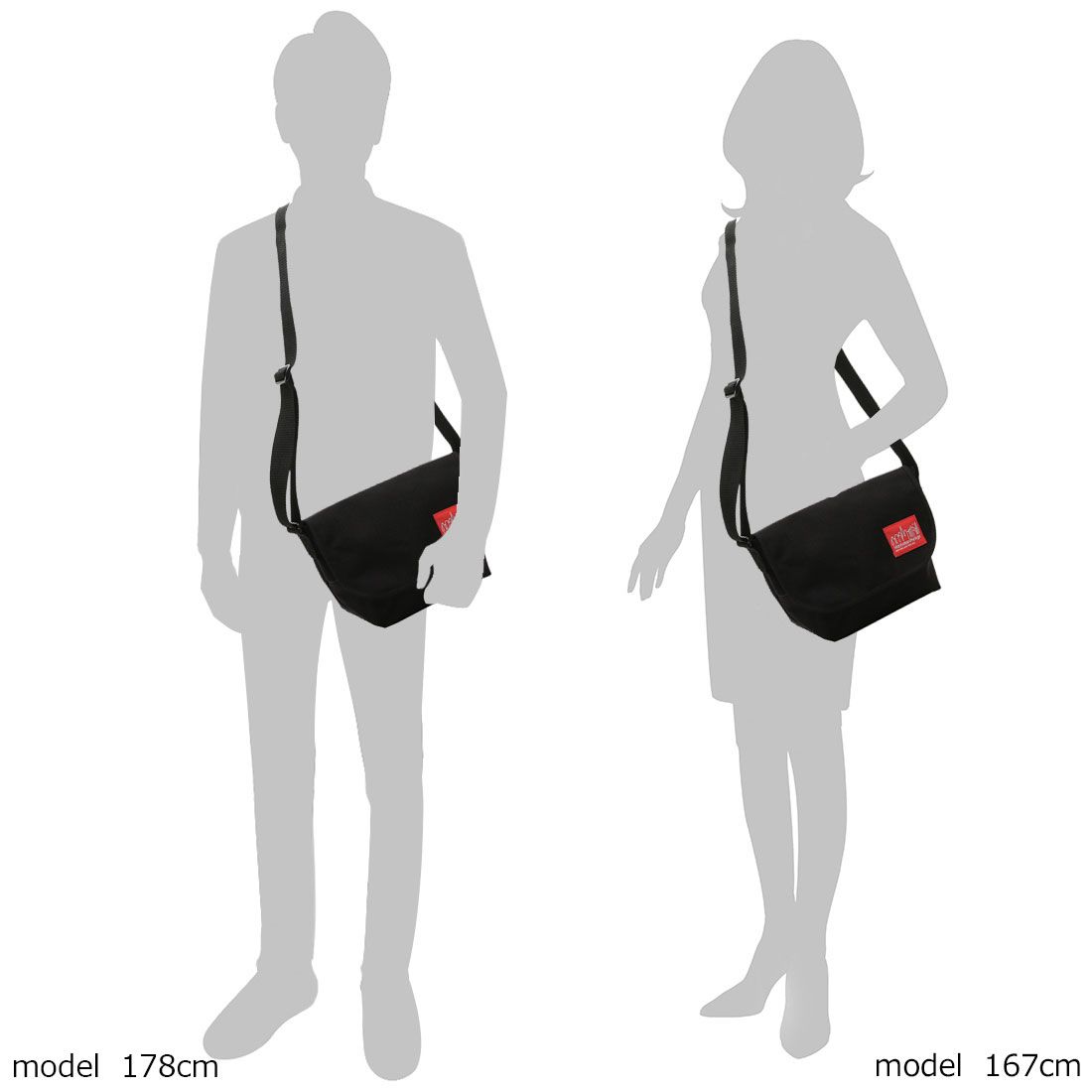 マンハッタンポーテージ Manhattan Portage ショルダーバッグ カジュアル ブラック メンズ レディース ユニセックス MANHATTAN PORTAGE 1605JR BLK
