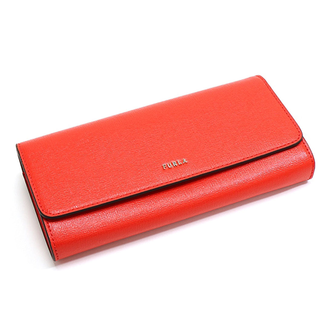 FURLA FURLA Two-fold Long Wallet FURLA Saffiano Leather Babylon Red PC