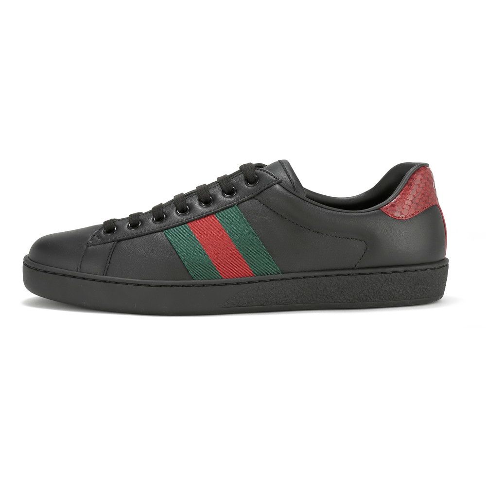 グッチ GUCCI スニーカー メンズ エース シューズ 386750-02JR0 ラグジュアリー ブランド 大きいサイズ