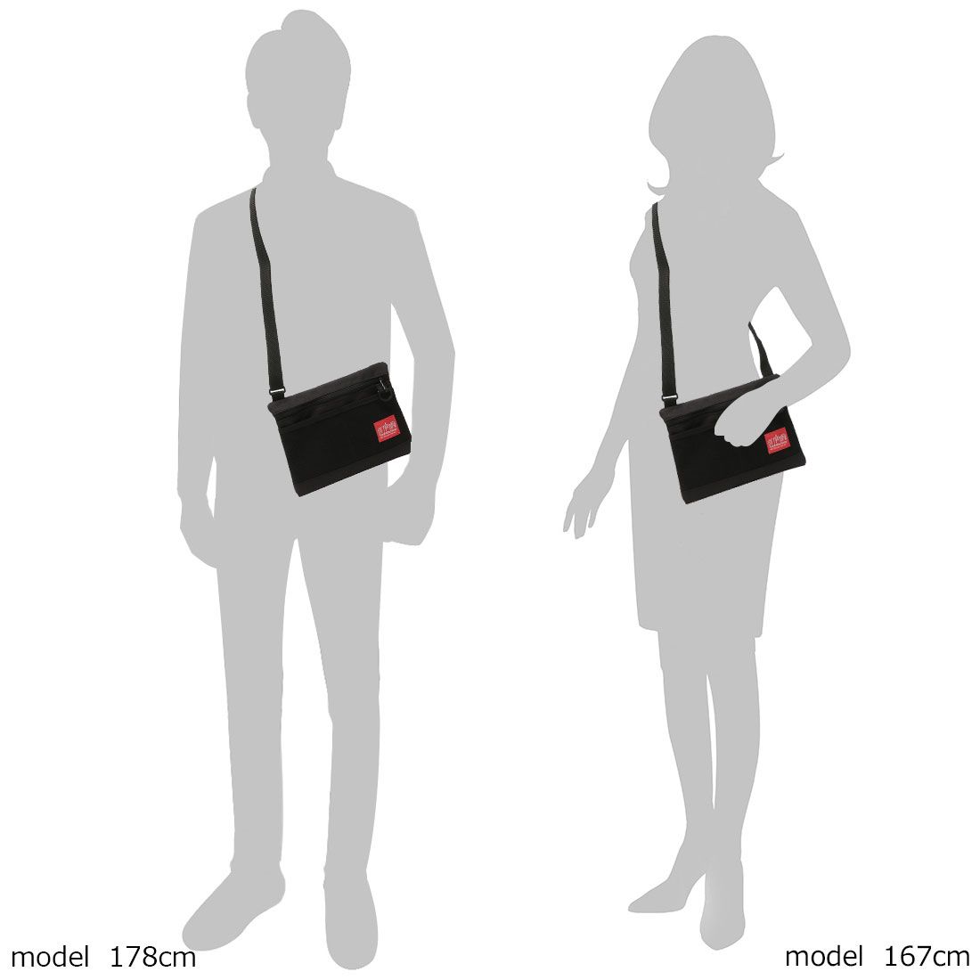 マンハッタンポーテージ Manhattan Portage ショルダーバッグ セナター ブラック メンズ レディース ユニセックス MANHATTAN PORTAGE 1089 BLK