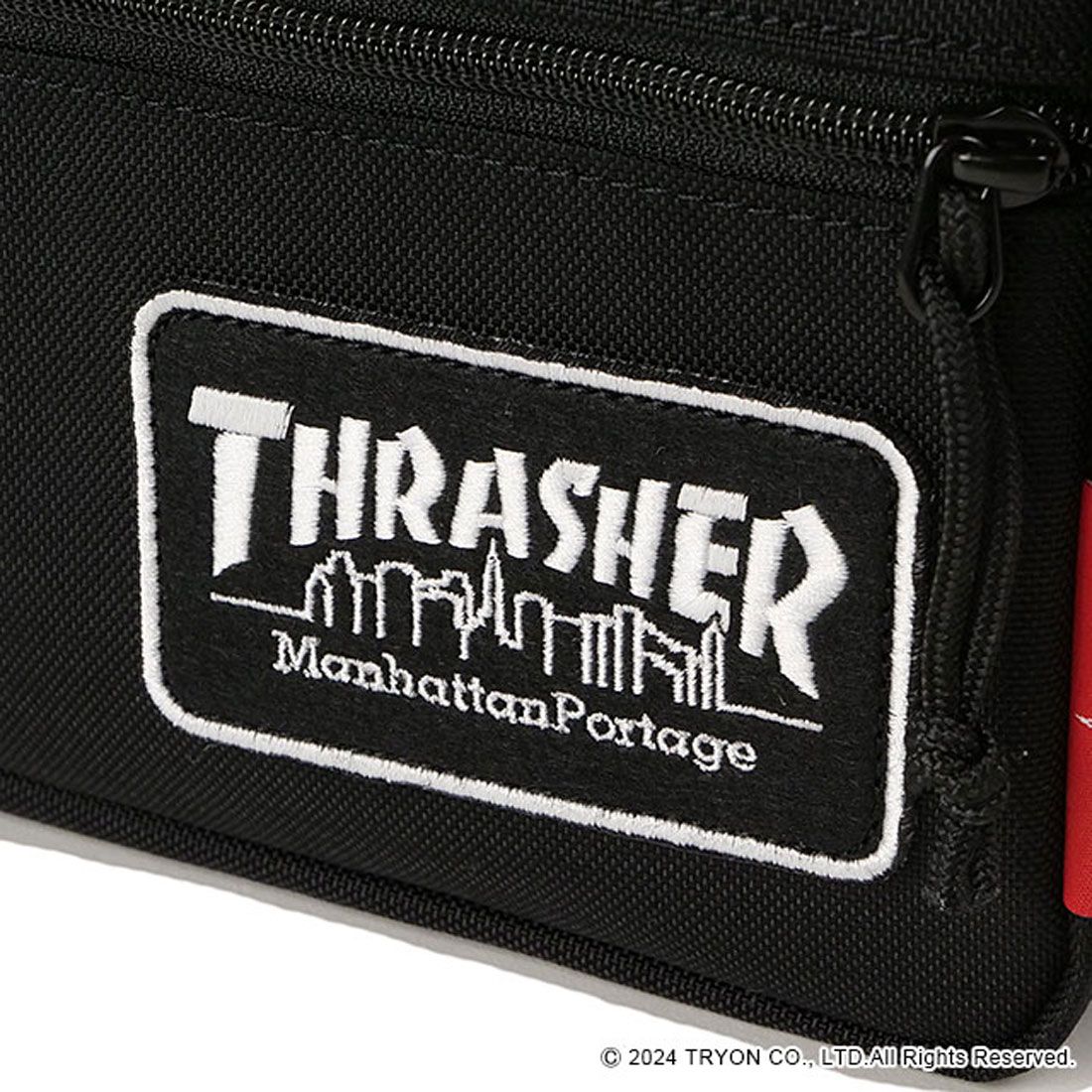 マンハッタンポーテージ Manhattan Portage Jogger Bag Embroidered Patch THRASHER Black [MP1404LEPTHRASHER FW24]