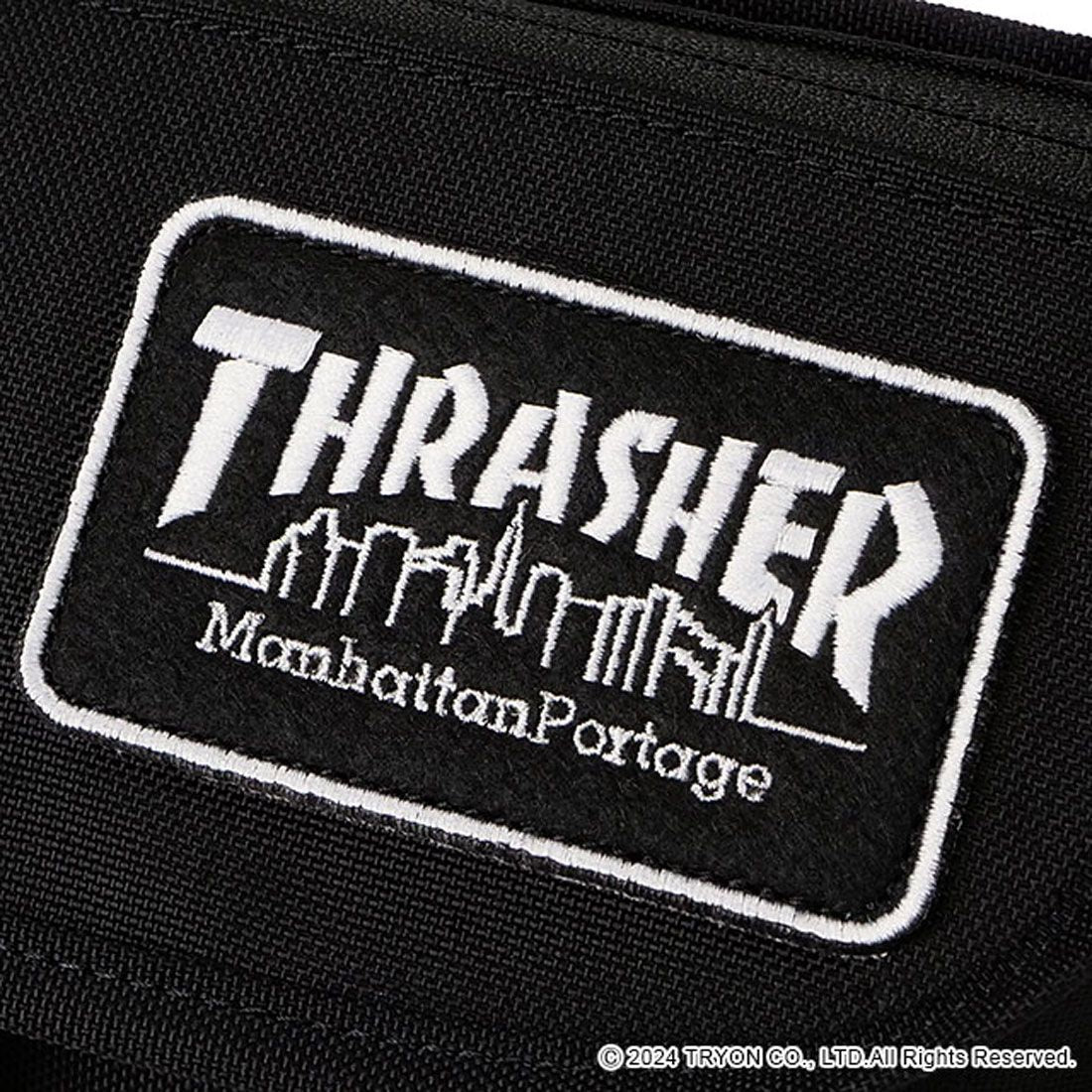 マンハッタンポーテージ Manhattan Portage Nylon Messenger Bag THRASHER Black [MP1603FZPEPTHRASHER FW24]