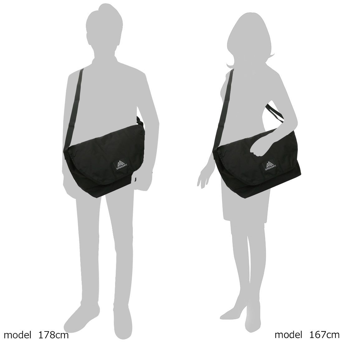 グレゴリー GREGORY ショルダーバッグ オーセンティック ブラック メンズ レディース ユニセックス GREGORY 150087 1041