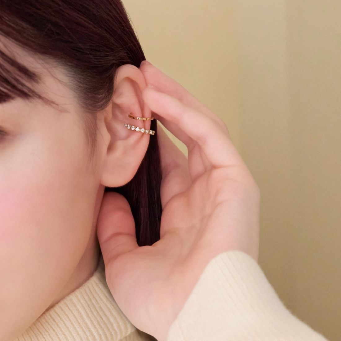 フィービィー Phoebe グリーミングビジューイヤリング