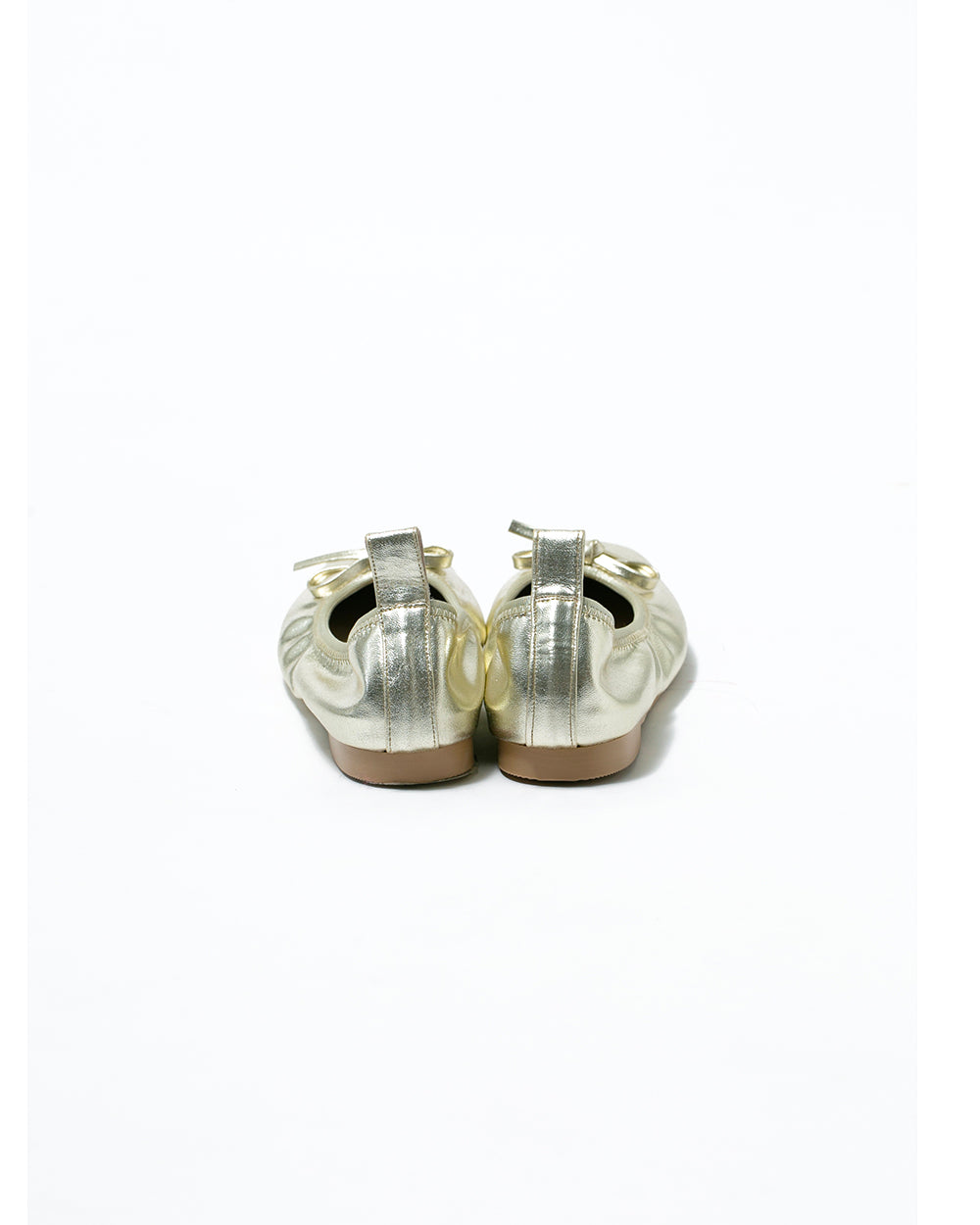 【24SS】エマ フランシス Emma Francis フラット バレエシューズ （ゴールド アップルレザー） ゴールド アップルレザー