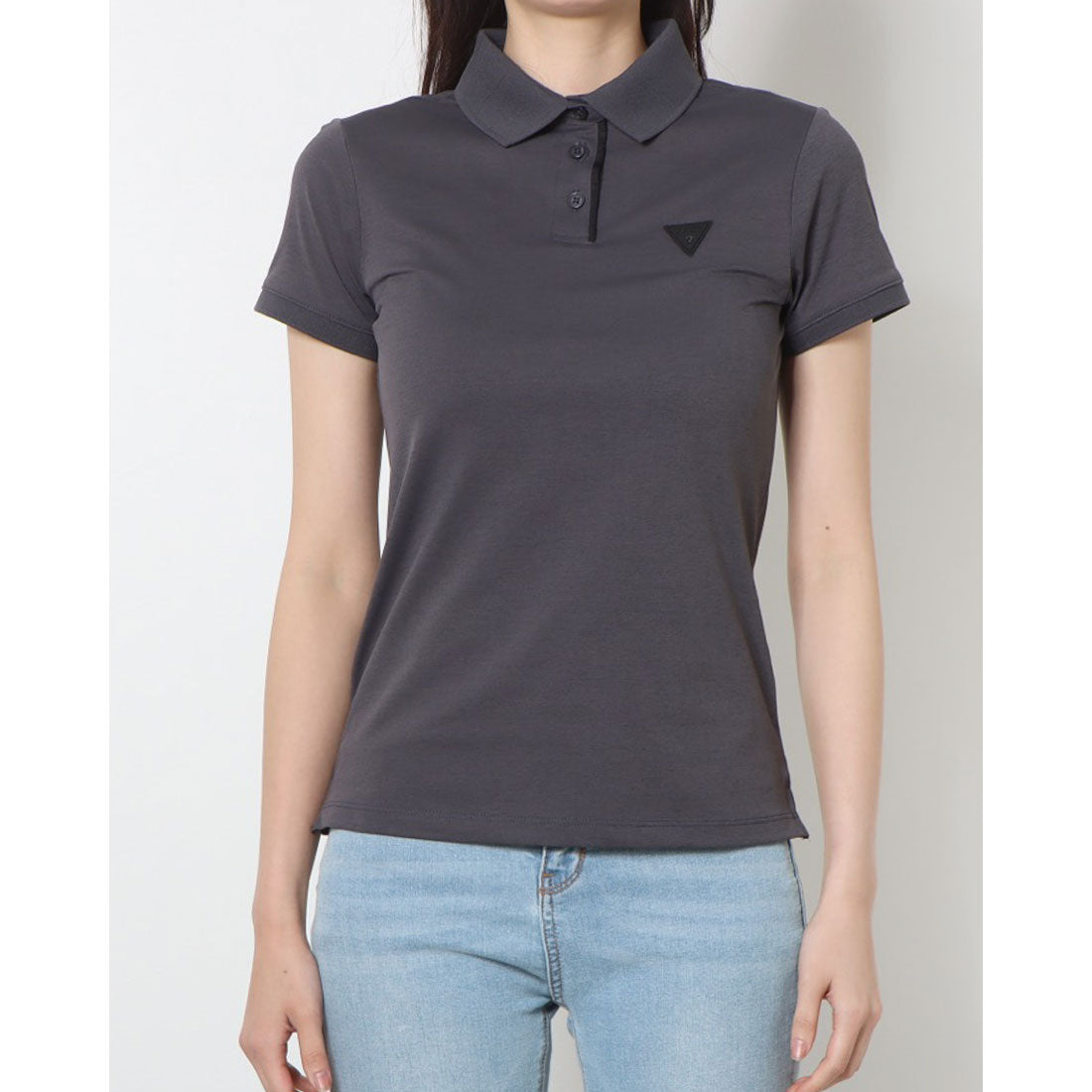 ゲス GUESS Logo Polo Shirt （DGY） 半袖 ポロシャツ DGY