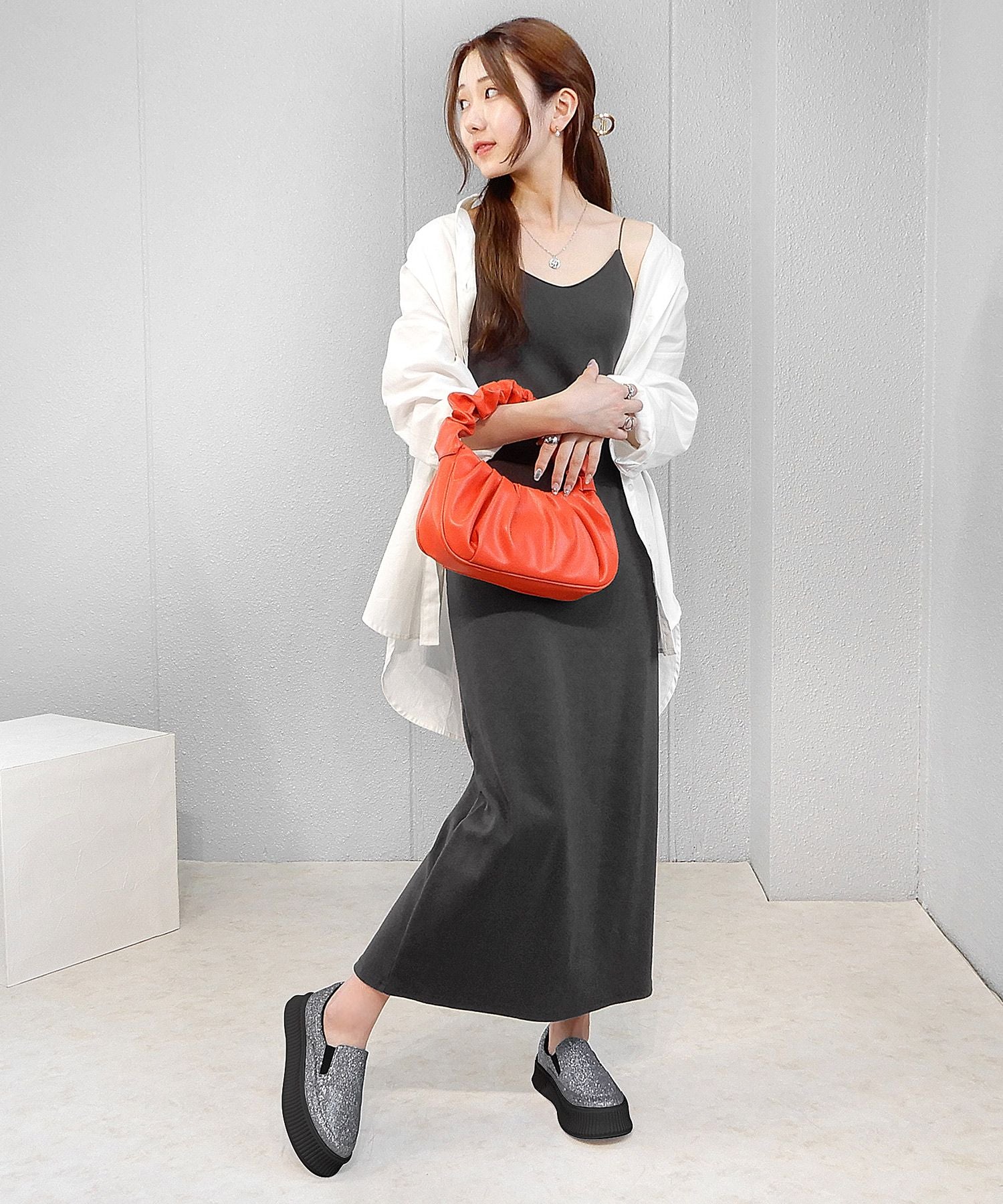 minia track sole slip-on sneakers