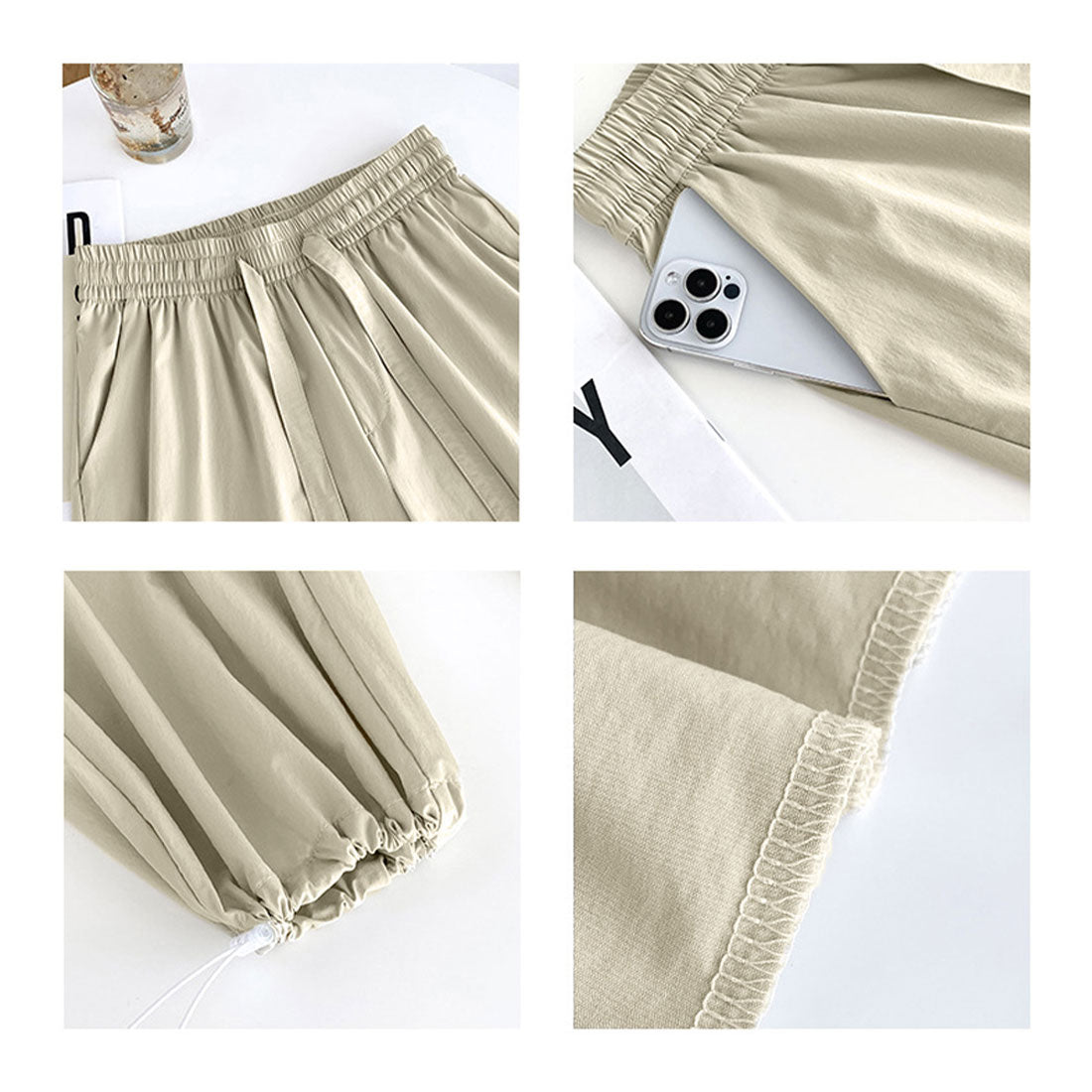 カーゴパンツ ストレートパンツ 定番韓国 ホットピンク