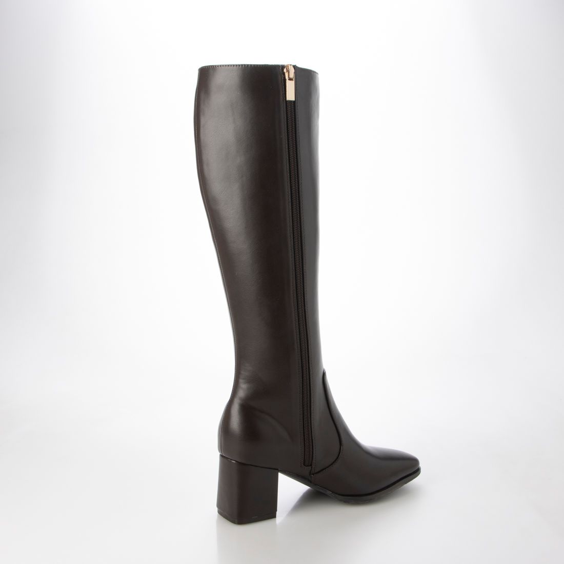 [EVOL] Square 6.5cm heel long boots IV5200