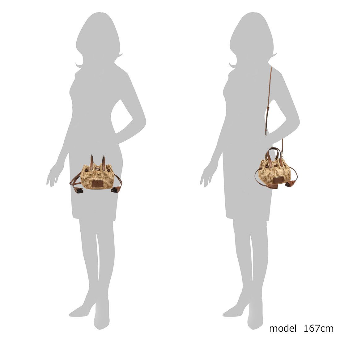 アニヤハインドマーチ Anya Hindmarch かごバッグ トートバッグ スモール ドローストリング トート ベージュ ブラウン レディース ANYA HINDMARCH 5050925163545 NATURAL